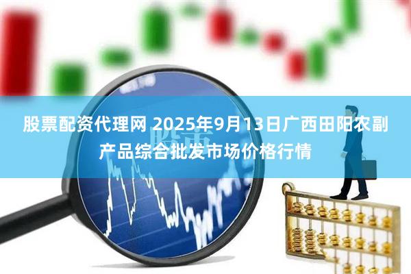 股票配资代理网 2025年9月13日广西田阳农副产品综合批发市场价格行情